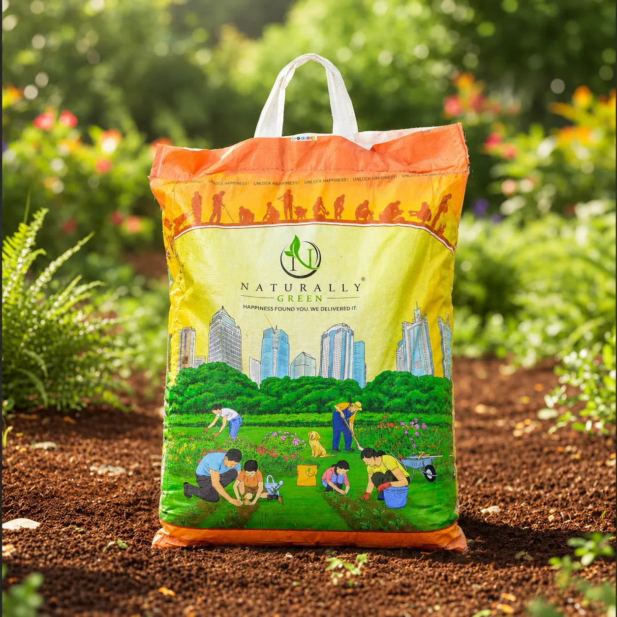 Flowering potting mix - 10 Kg - Enhances soil fertility and Flower growth