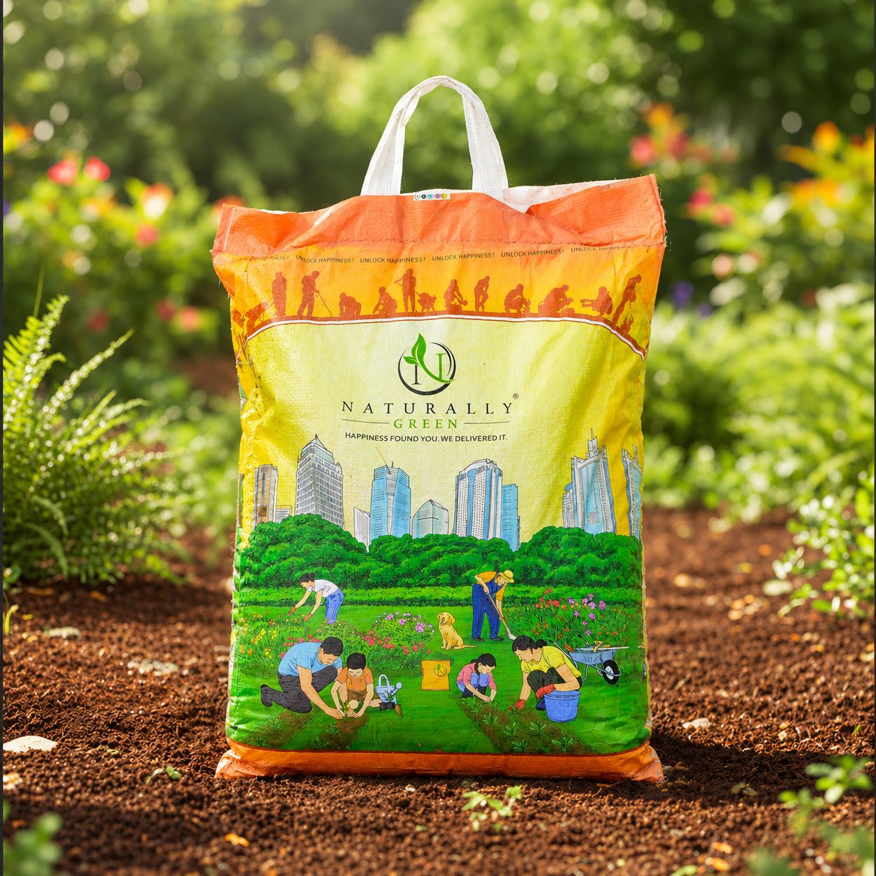Naturally Ready to use Potting Mix Soil with required plant minerals- 10 Kg