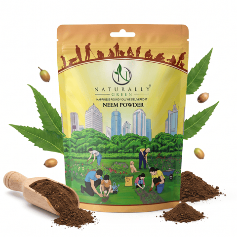 Neem Powder (Neem Khali) - 1 Kg - Natural soil protector & pest repellent
