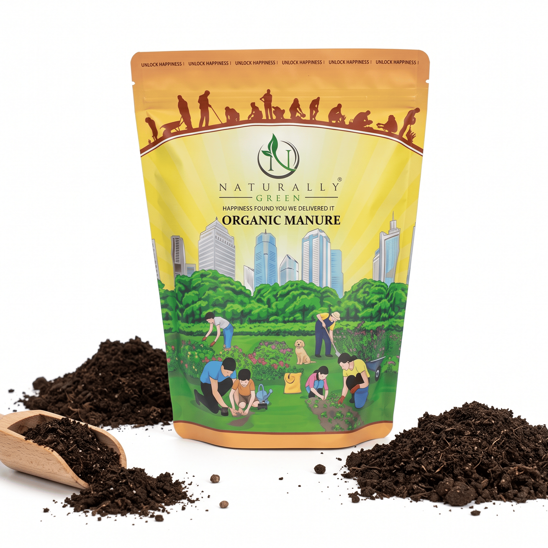 Organic Manure - 5 Kg - Enriches soil with natural nutrients
