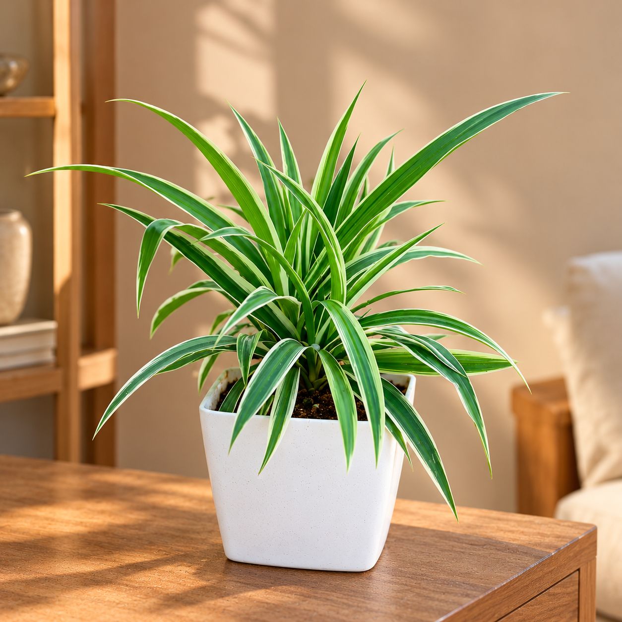 Spider in 3 Inch Premium Square Plastic Pot (any colour)