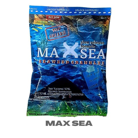 Max Sea - 100 Gm - Seaweed food for lush plants and flowers