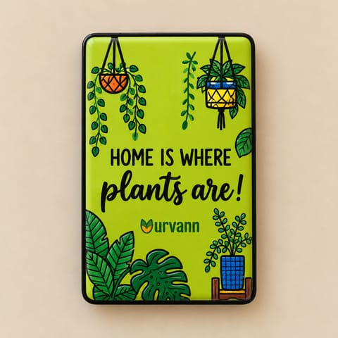 Home is where Plants are - Decorative Fridge Magnet | Cute Plant Magnets