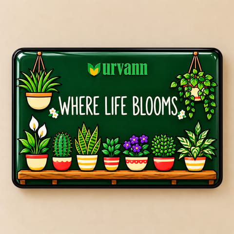 Where Life Blooms - Decorative Fridge Magnet | Cute Plant Magnets